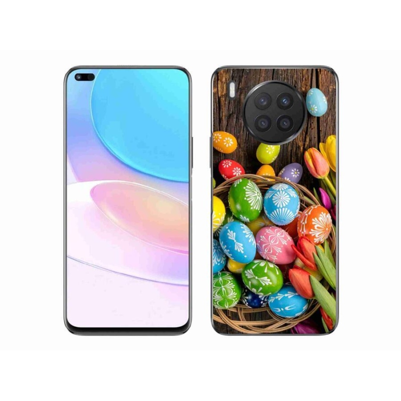 Gelový kryt mmCase na mobil Honor 50 Lite - velikonoční vajíčka