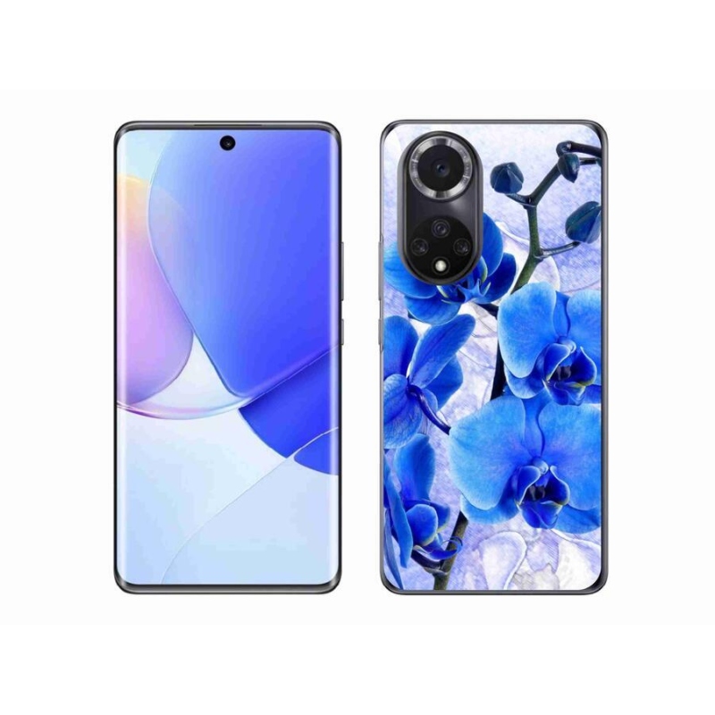 Gelový kryt mmCase na mobil Honor 50 - modré květy