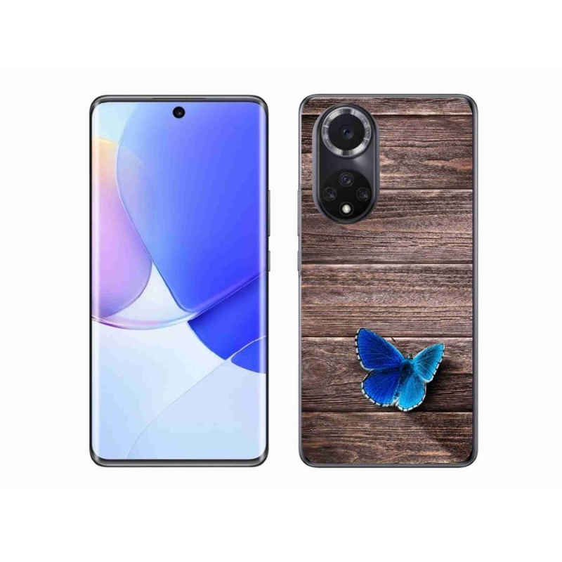 Gelový kryt mmCase na mobil Honor 50 - modrý motýl 1