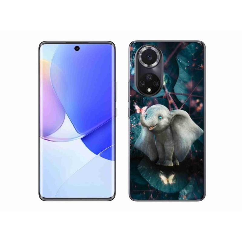 Gelový kryt mmCase na mobil Honor 50 - roztomilý slon