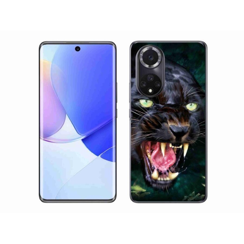 Gelový kryt mmCase na mobil Honor 50 - rozzuřený černý panter