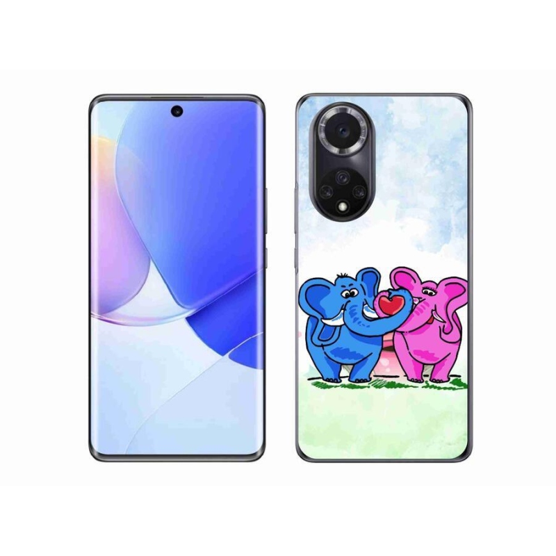 Gelový kryt mmCase na mobil Honor 50 - zamilovaní sloni
