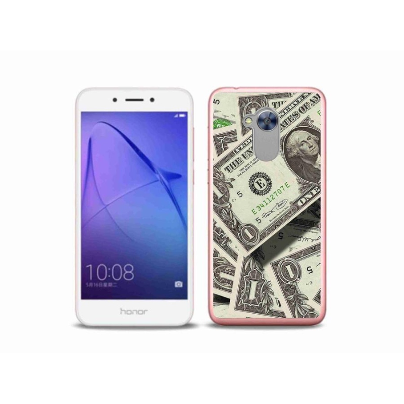 Gelový kryt mmCase na mobil Honor 6A - americký dolar