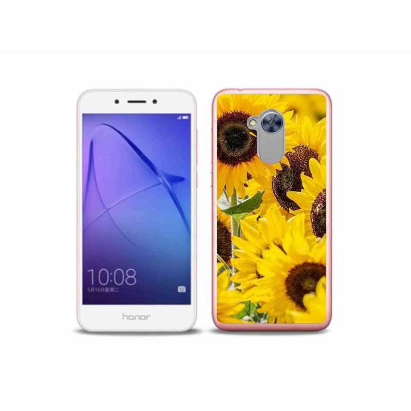 Gelový kryt mmCase na mobil Honor 6A - slunečnice