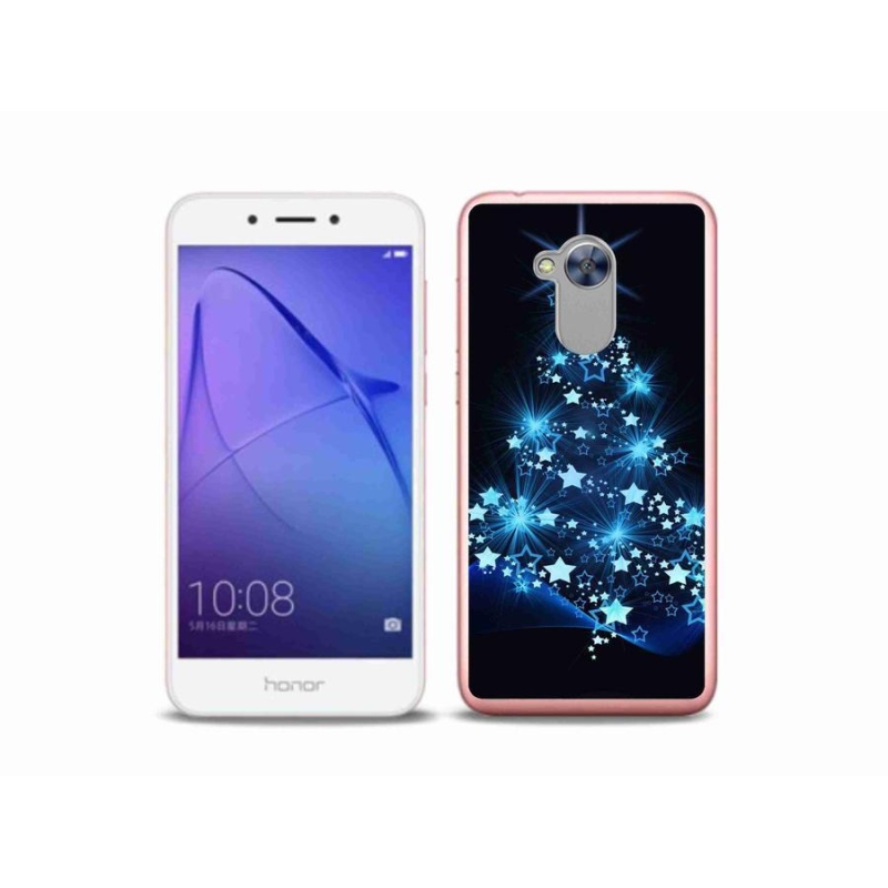 Gelový kryt mmCase na mobil Honor 6A - vánoční stromek