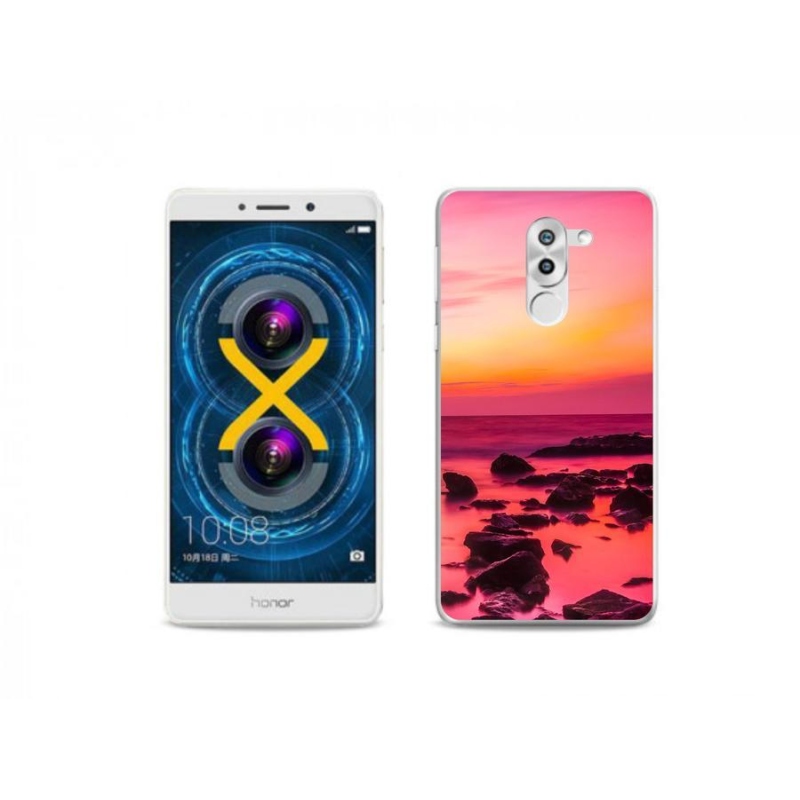 Gelový kryt mmCase na mobil Honor 6X - moře a záře