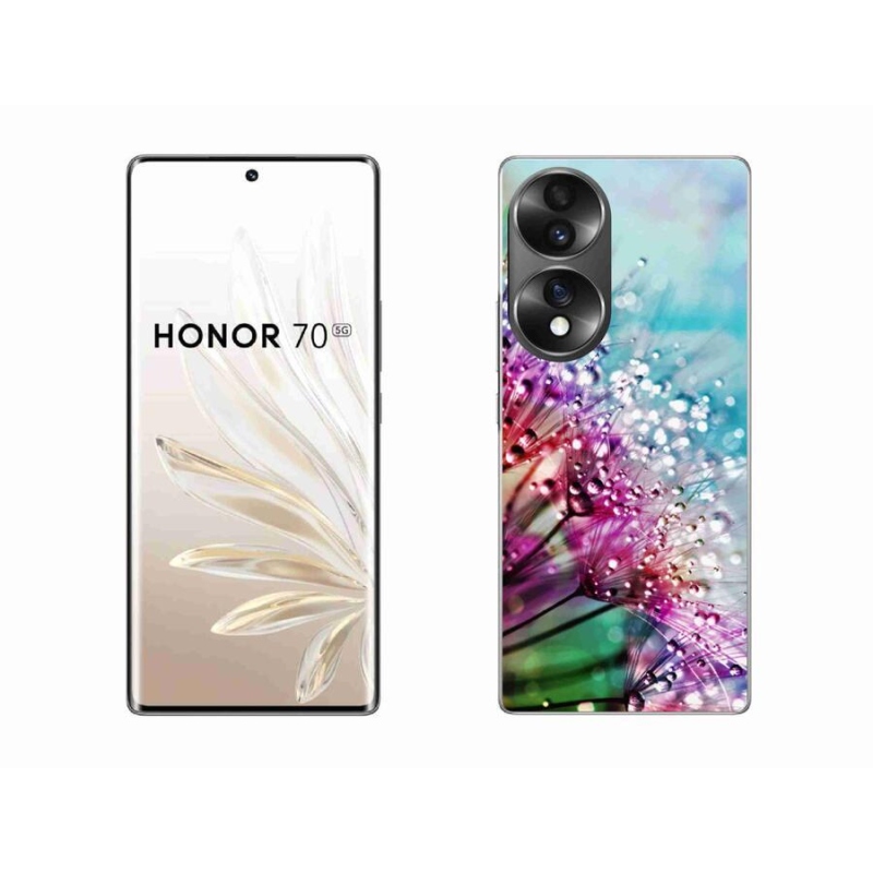 Gelový kryt mmCase na mobil Honor 70 - barevné květy