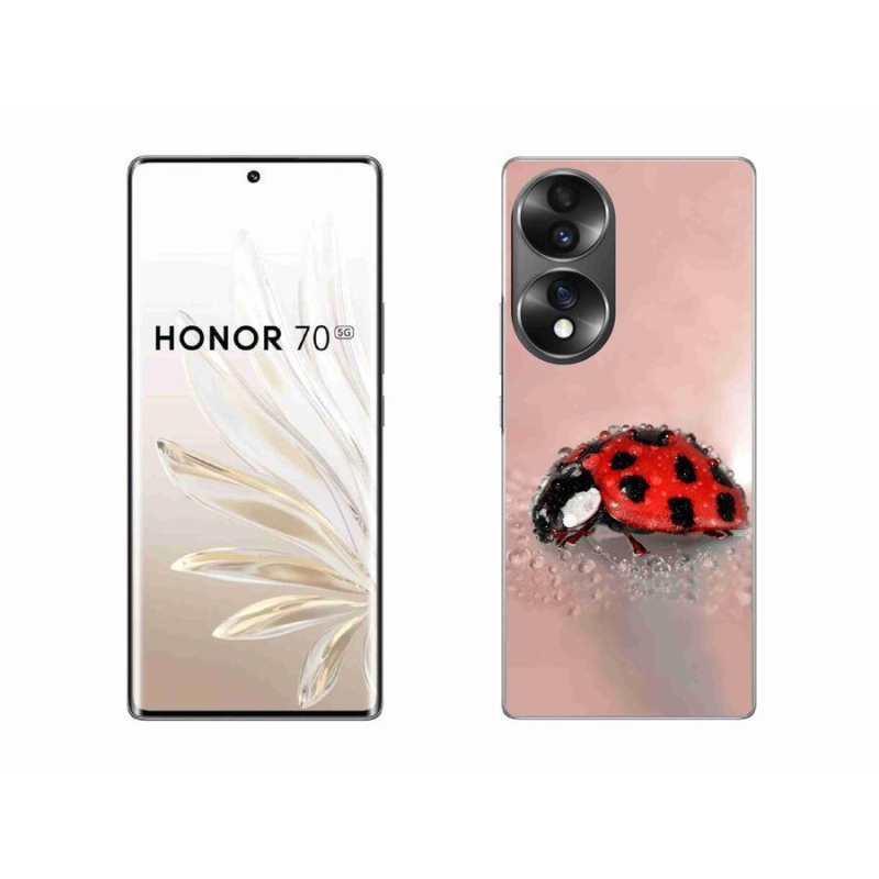 Gelový kryt mmCase na mobil Honor 70 - beruška