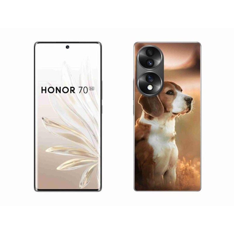 Gelový kryt mmCase na mobil Honor 70 - bígl