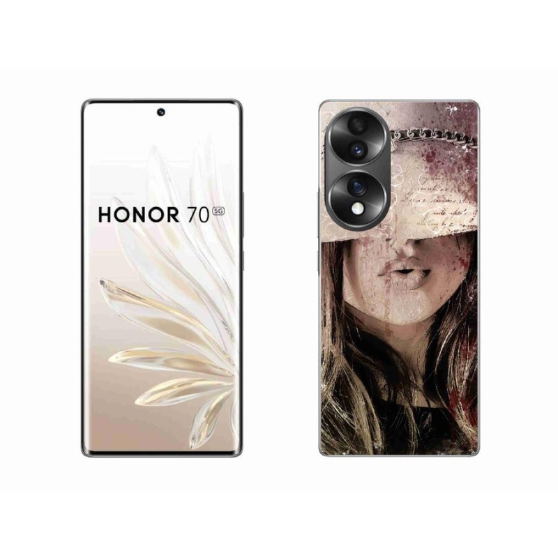 Gelový kryt mmCase na mobil Honor 70 - dívka