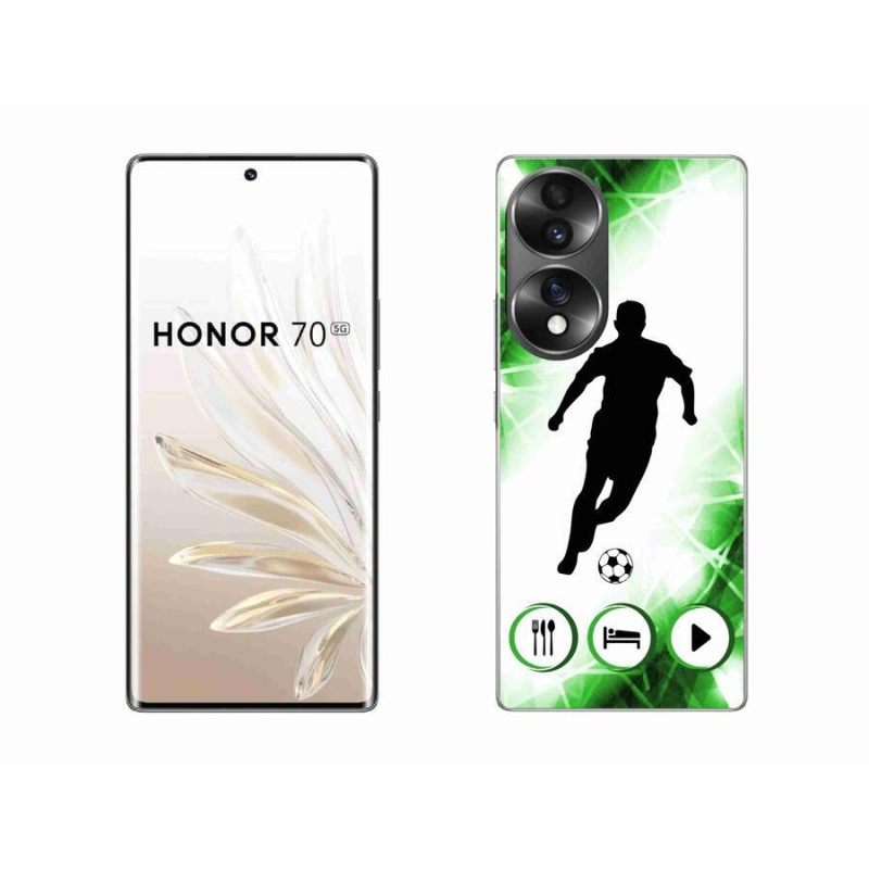 Gelový kryt mmCase na mobil Honor 70 - fotbalista