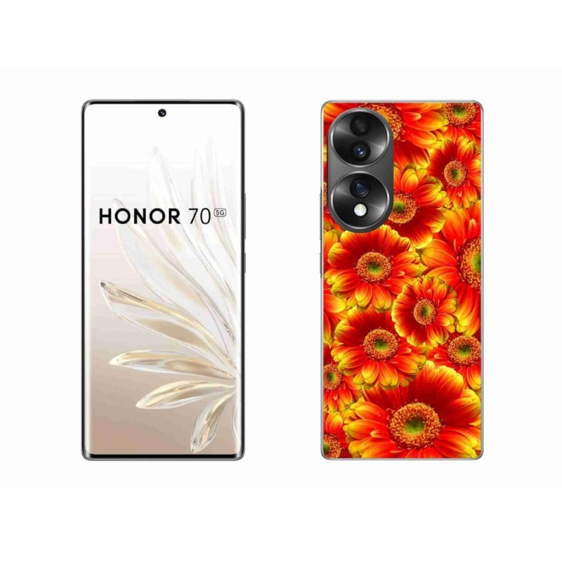 Gelový kryt mmCase na mobil Honor 70 - gerbera 1