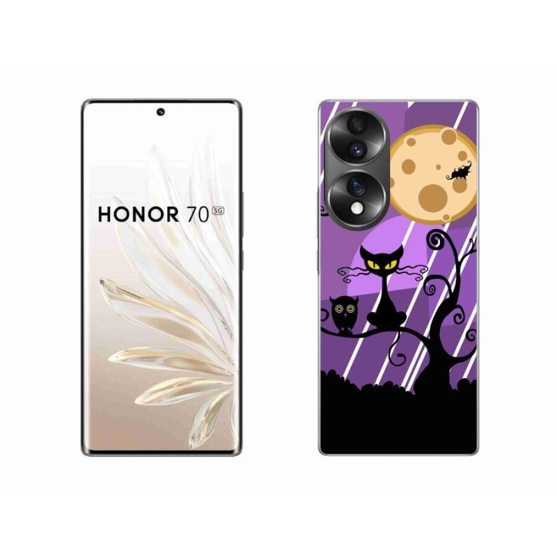 Gelový kryt mmCase na mobil Honor 70 - halloween