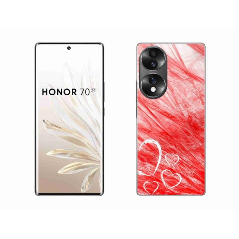 Gelový kryt mmCase na mobil Honor 70 - heart