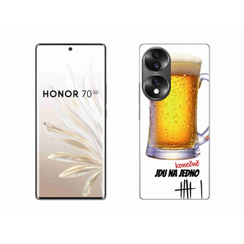 Gelový kryt mmCase na mobil Honor 70 - jdu na jedno