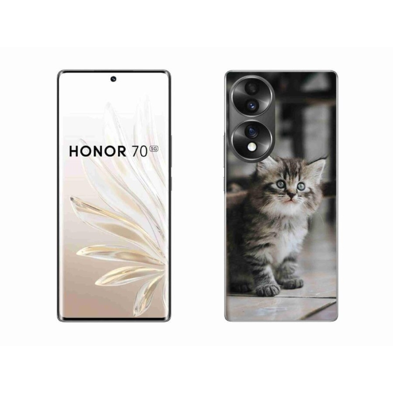 Gelový kryt mmCase na mobil Honor 70 - koťátko