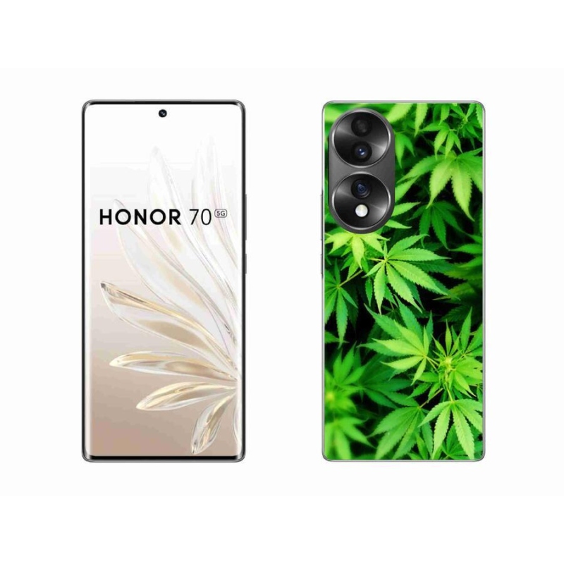 Gelový kryt mmCase na mobil Honor 70 - konopí 3