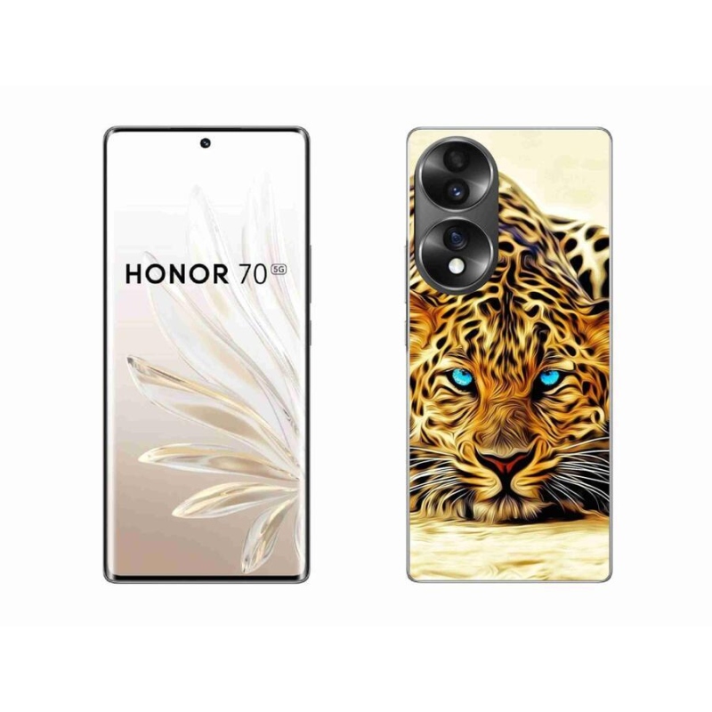 Gelový kryt mmCase na mobil Honor 70 - kreslený tygr