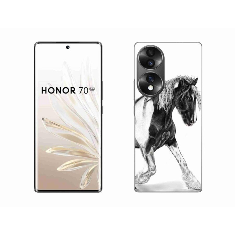 Gelový kryt mmCase na mobil Honor 70 - kůň