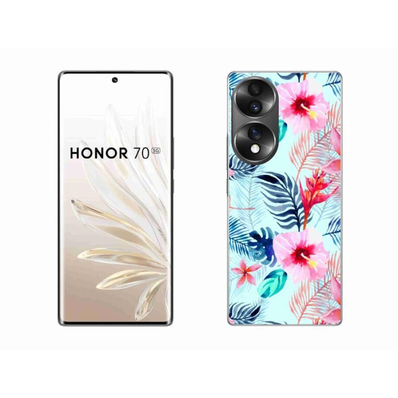 Gelový kryt mmCase na mobil Honor 70 - květiny