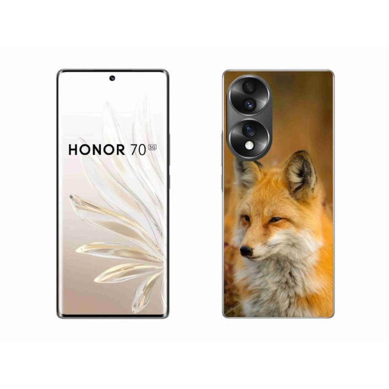 Gelový kryt mmCase na mobil Honor 70 - liška