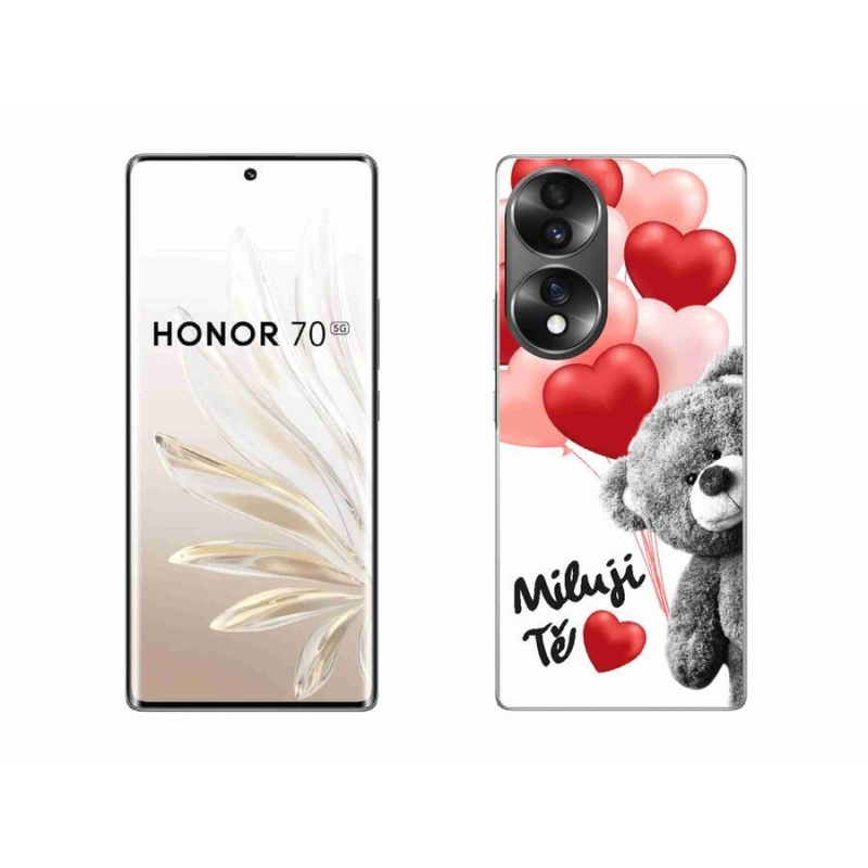 Gelový kryt mmCase na mobil Honor 70 - miluji Tě