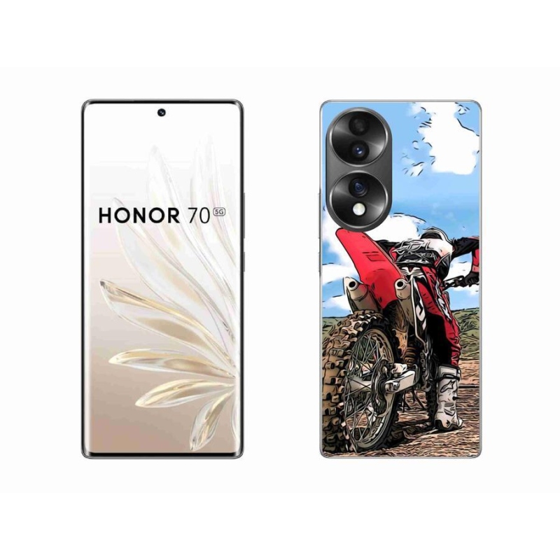 Gelový kryt mmCase na mobil Honor 70 - moto