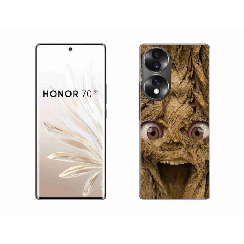 Gelový kryt mmCase na mobil Honor 70 - veselý strom s očima