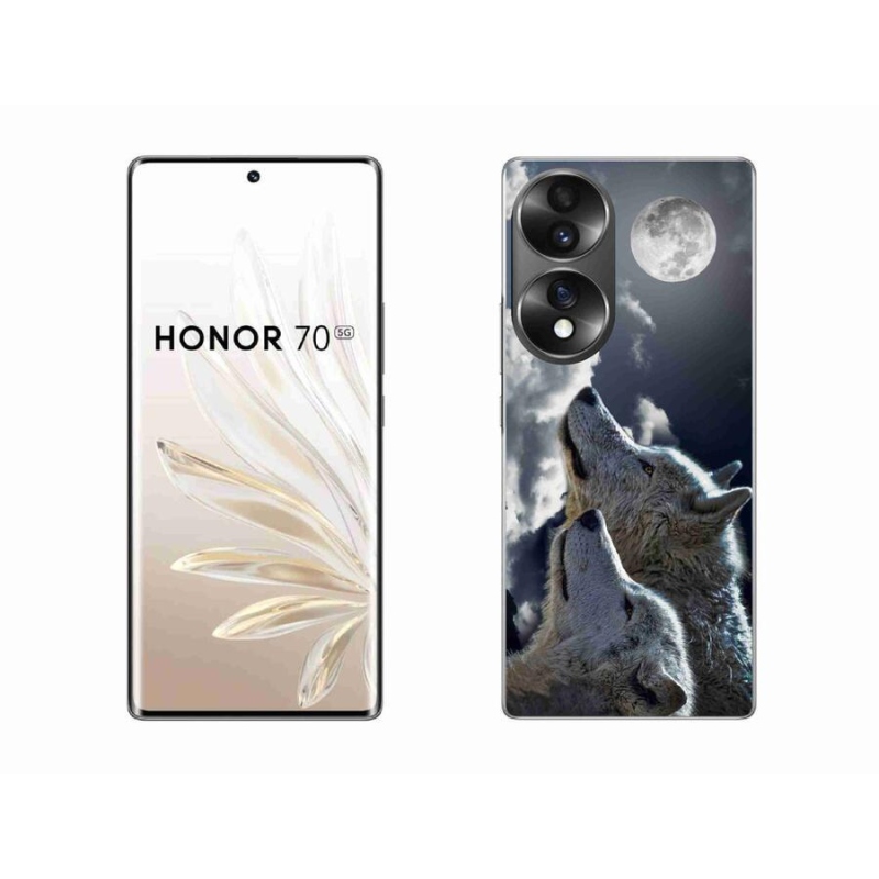 Gelový kryt mmCase na mobil Honor 70 - vlci