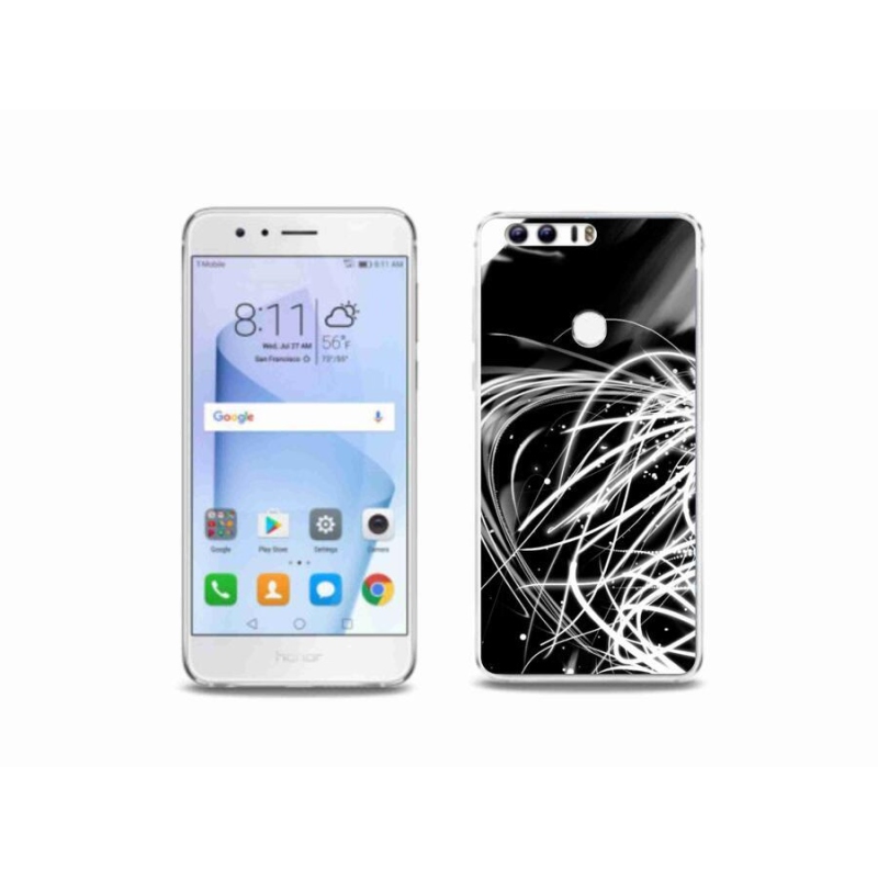 Gelový kryt mmCase na mobil Honor 8 - abstrakt 2