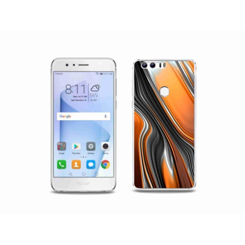 Gelový kryt mmCase na mobil Honor 8 - abstrakt 3