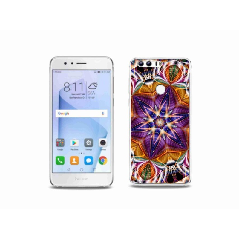 Gelový kryt mmCase na mobil Honor 8 - abstrakt 6