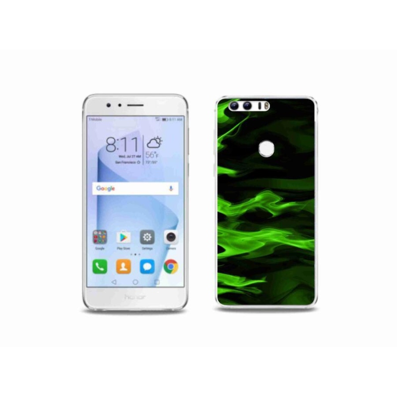 Gelový kryt mmCase na mobil Honor 8 - abstraktní vzor 10