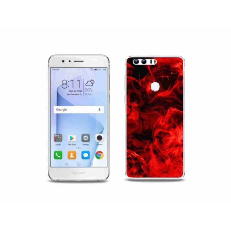 Gelový kryt mmCase na mobil Honor 8 - abstraktní vzor 11