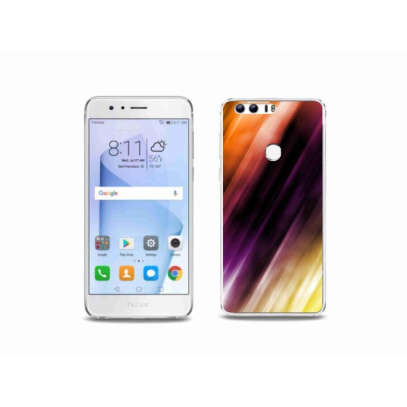 Gelový kryt mmCase na mobil Honor 8 - abstraktní vzor 5