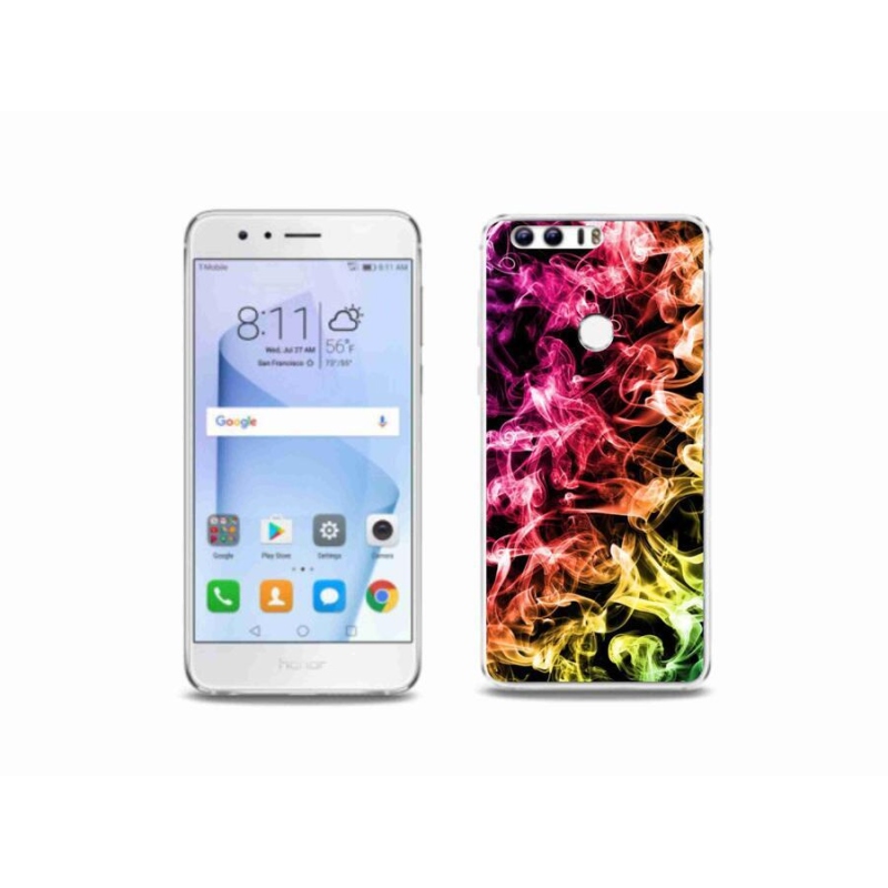 Gelový kryt mmCase na mobil Honor 8 - abstraktní vzor 6