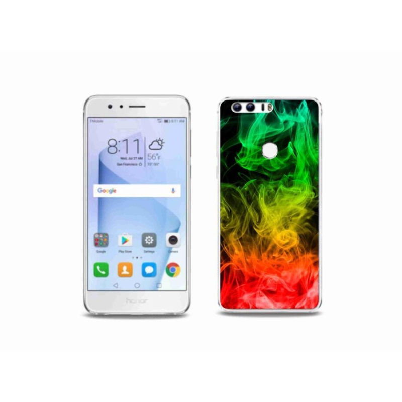 Gelový kryt mmCase na mobil Honor 8 - abstraktní vzor 7