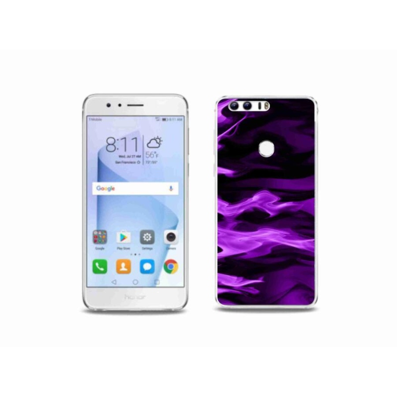 Gelový kryt mmCase na mobil Honor 8 - abstraktní vzor 9