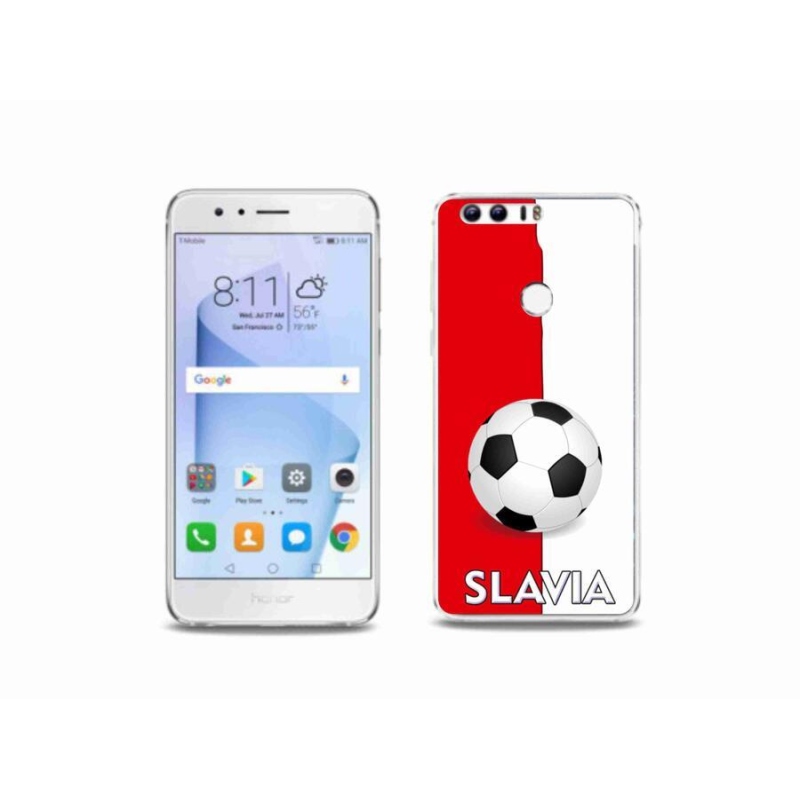 Gelový kryt mmCase na mobil Honor 8 - fotbal 2