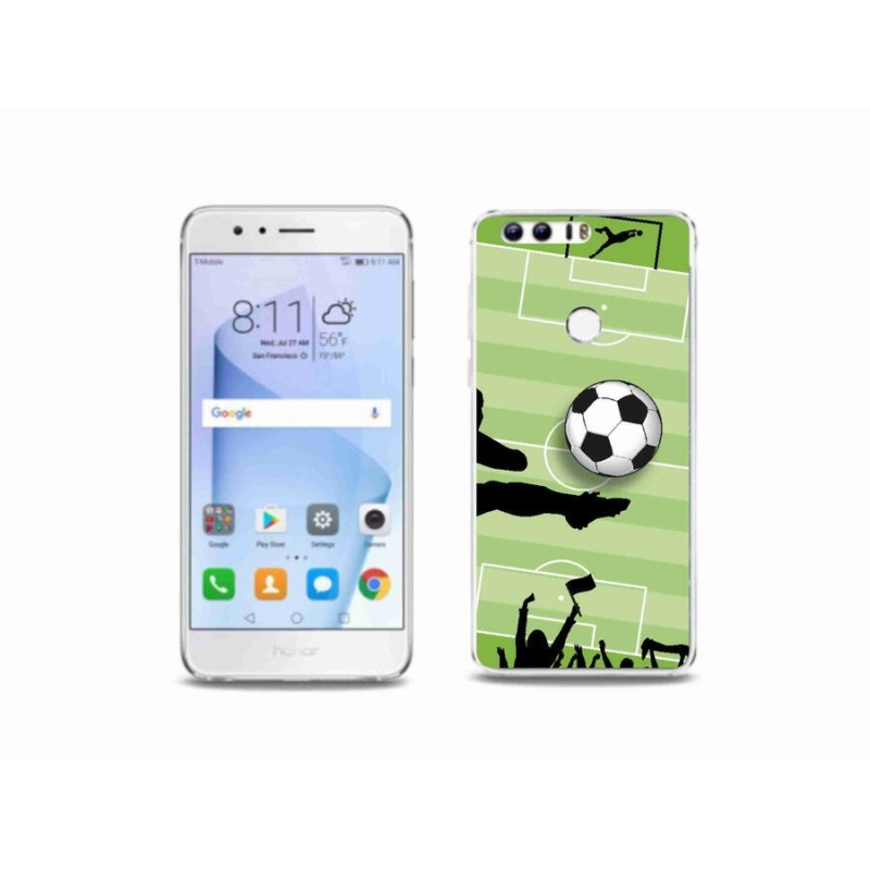 Gelový kryt mmCase na mobil Honor 8 - fotbal 3