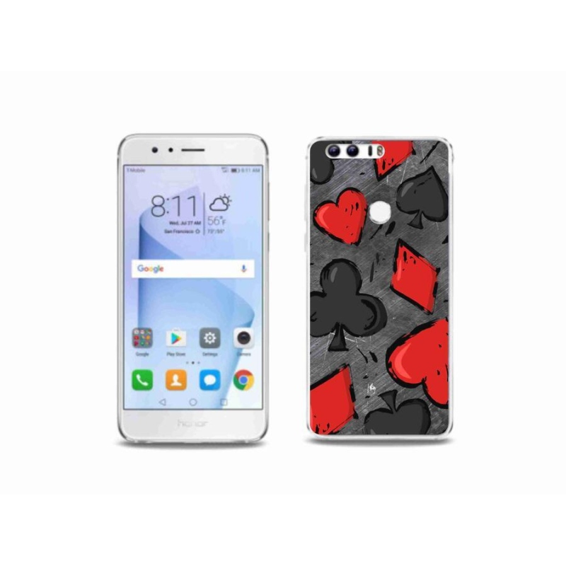 Gelový kryt mmCase na mobil Honor 8 - karta 1