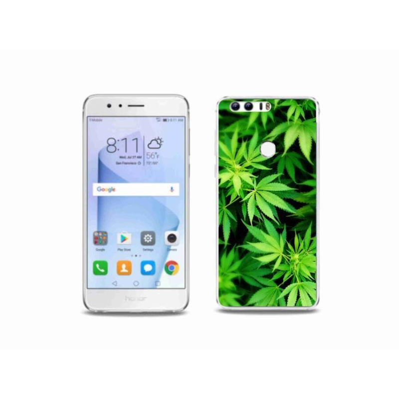 Gelový kryt mmCase na mobil Honor 8 - konopí 3