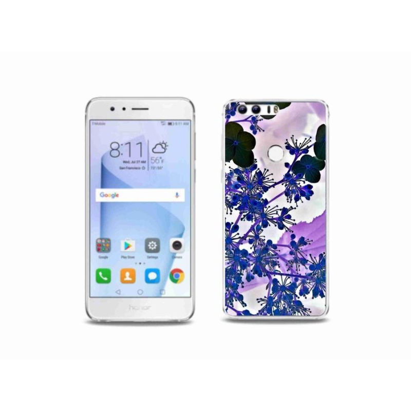Gelový kryt mmCase na mobil Honor 8 - květ hortenzie