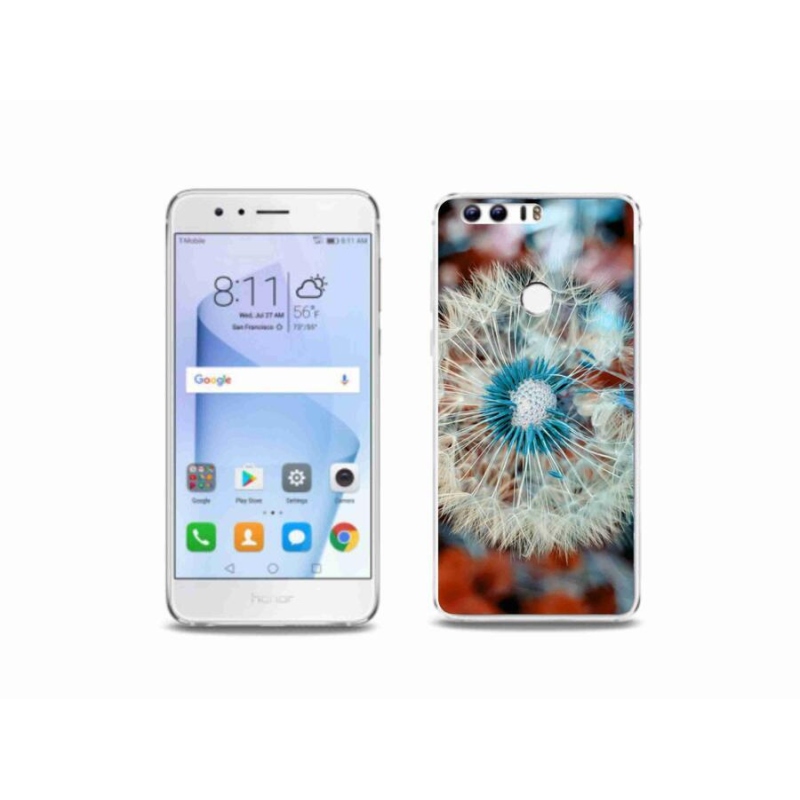 Gelový kryt mmCase na mobil Honor 8 - odkvetlá pampeliška 1