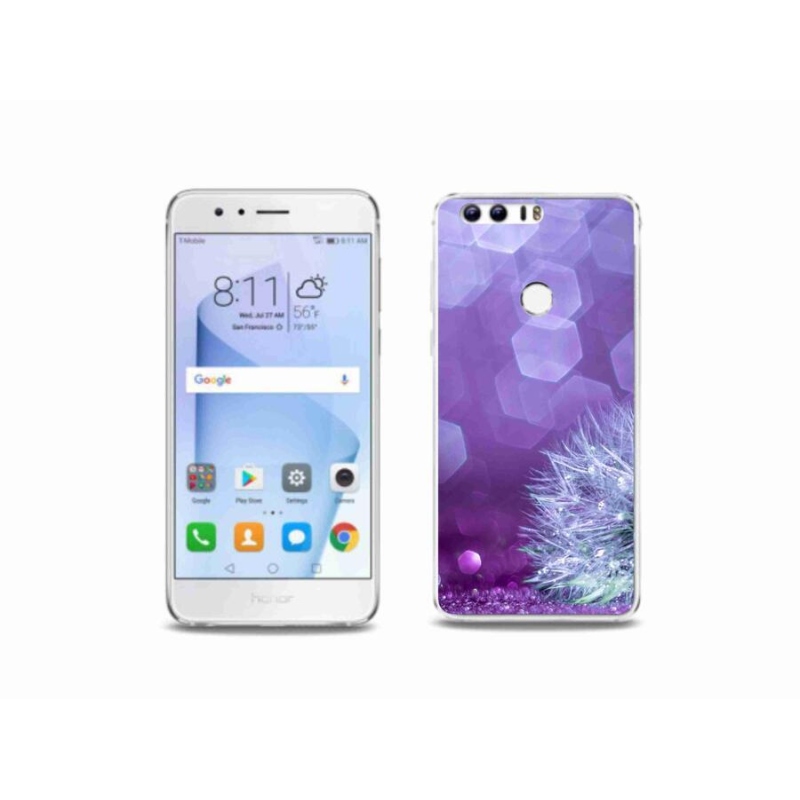 Gelový kryt mmCase na mobil Honor 8 - odkvetlá pampeliška 2
