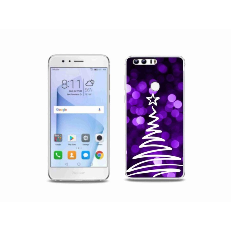Gelový kryt mmCase na mobil Honor 8 - stromek