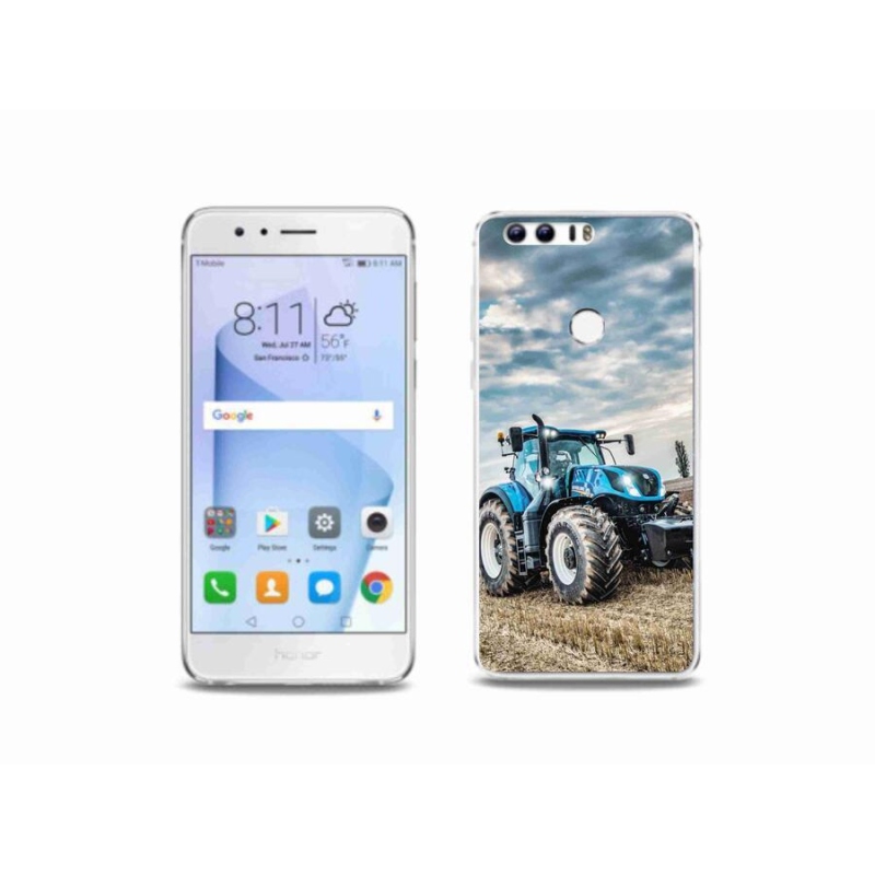 Gelový kryt mmCase na mobil Honor 8 - traktor 2
