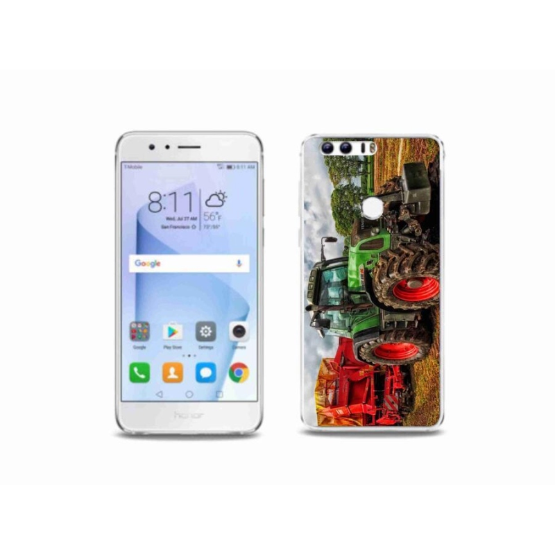 Gelový kryt mmCase na mobil Honor 8 - traktor 4