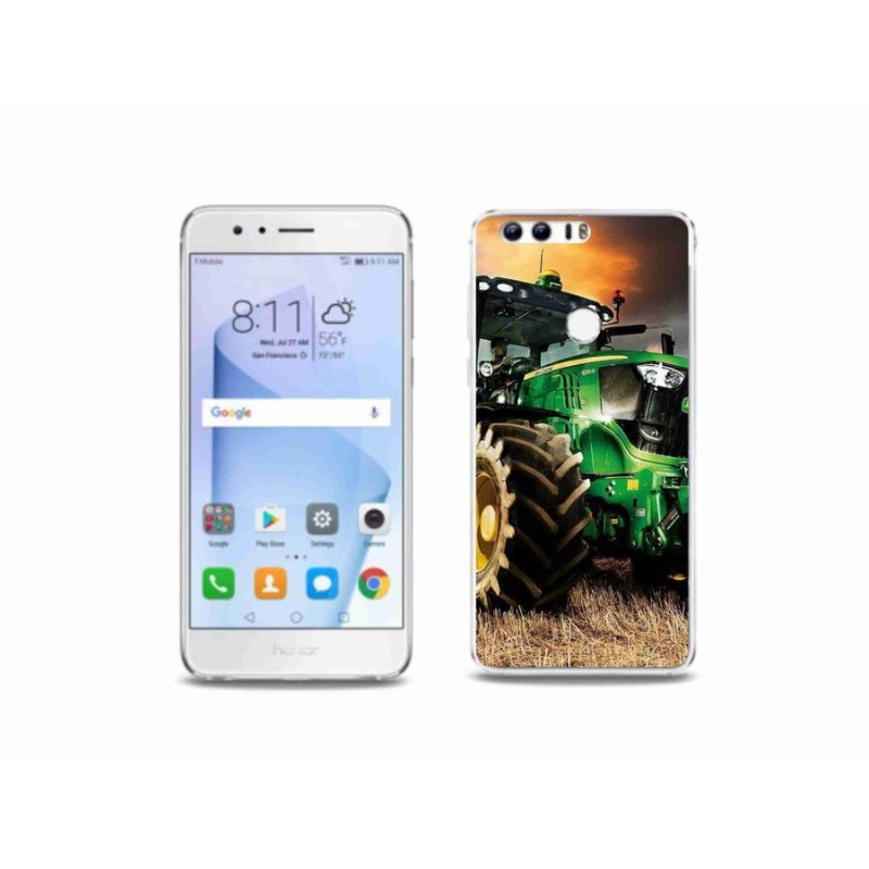 Gelový kryt mmCase na mobil Honor 8 - traktor