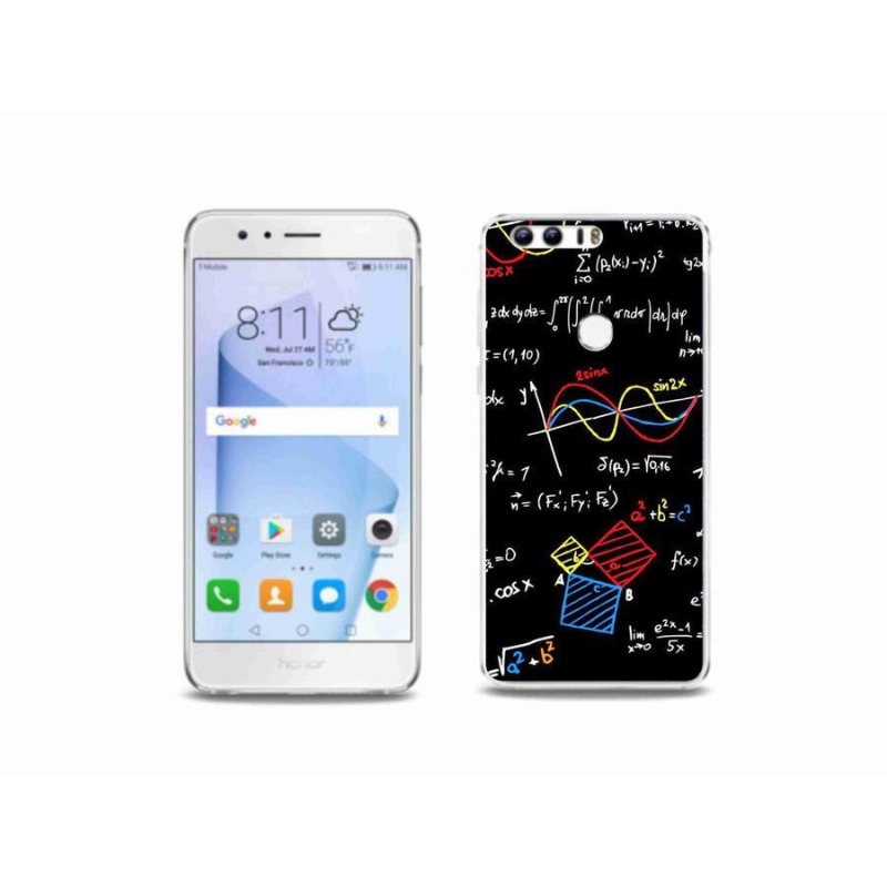 Gelový kryt mmCase na mobil Honor 8 - vzorečky